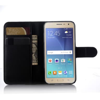 Samsung Galaxy J3 (2016) Lommebok-deksel Svart