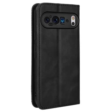 Til Google Pixel 9 Pro XL Lommebok-deksel Eksklusiv Svart