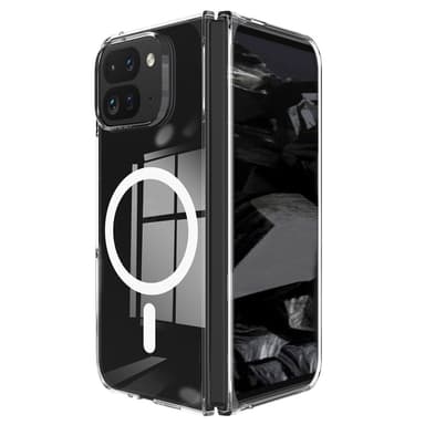 For Google Pixel 9 Pro Fold 5G Magnetisk glass TPU+Akryl med MagSafe