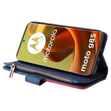 KS Lommebok-deksel til Motorola Moto G85 - Blå