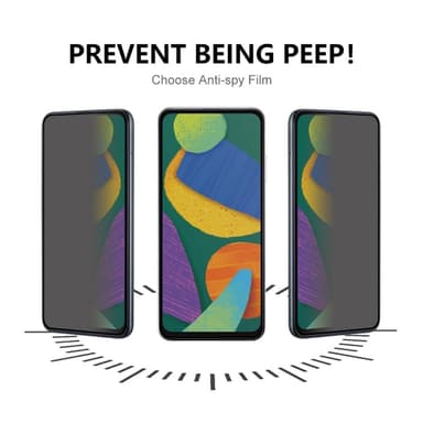 For Pixel 9 Pro XL Anti-Spy Skjermbeskytter Full Dekning