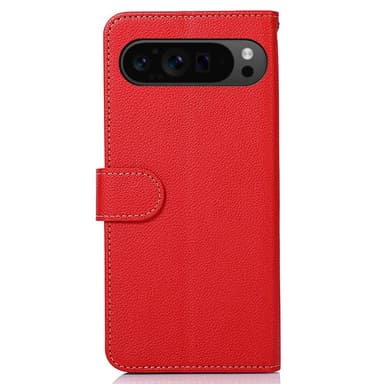 KHAZNEH Til Google Pixel 9 Pro XL Lommebok-deksel Litchi Texture Telefonveske