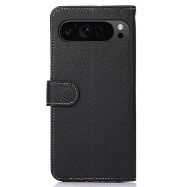 KHAZNEH Til Google Pixel 9/Pixel 9 Pro Lommebok-deksel Litchi Texture Telefonveske