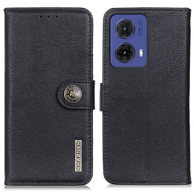 KHAZNEH Motorola Moto G85 Lommebok-deksel - Svart
