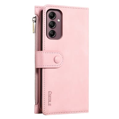 ESEBLE Star Series Til Samsung Galaxy S24 FE Deksel med Glidelåslomme - Rose Gull