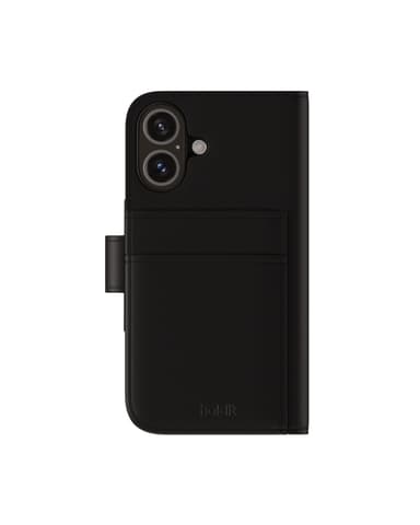 Holdit Case Cover Lommebok-deksel Magnet Plus Svart til iPhone 16 Plus