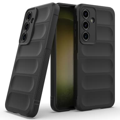 Til Samsung Galaxy S24 FE myk TPU støtsikker telefonveske - svart