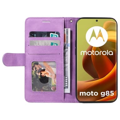 KT Lommebok-deksel til Motorola Moto G85 - Lilla