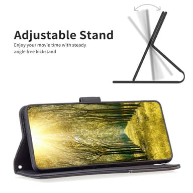 BINFEN Lommebok-deksel Samsung Galaxy A16 5G/A16 4G - Svart