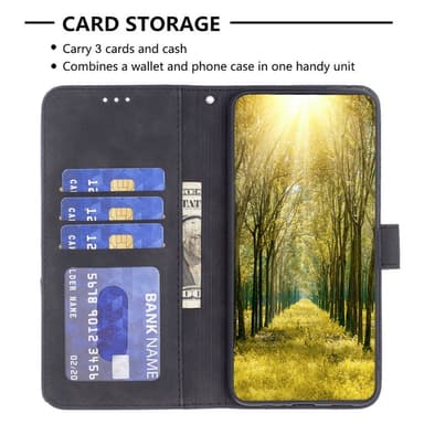 BINFEN Lommebok-deksel Samsung Galaxy A16 5G/A16 4G - Svart