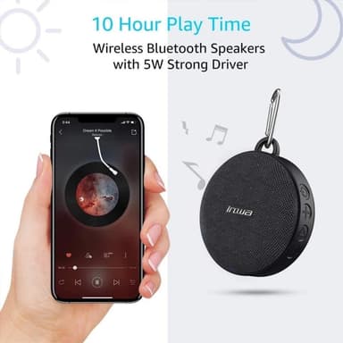 Bluetooth høyttaler Subwoofer IPX7 vanntett trådløs musikkstøtte TF for sykkel