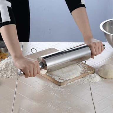 Rustfritt stål Rullestift Non-stick bakdeigstekjøkken - 30 cm