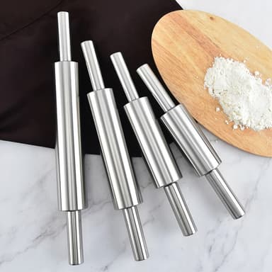 Rustfritt stål Rullestift Non-stick bakdeigstekjøkken - 30 cm