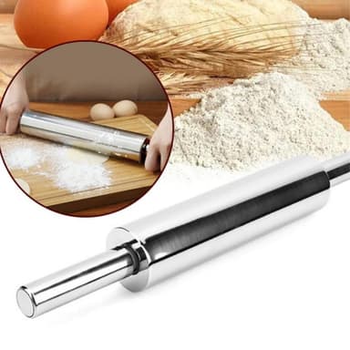 Rustfritt stål Rullestift Non-stick bakdeigstekjøkken - 30 cm