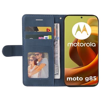 KT Lommebok-deksel til Motorola Moto G85 - Blå