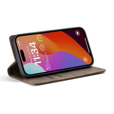 CASEME Lommebok-deksel iPhone 16 Pro Max - Kaffe
