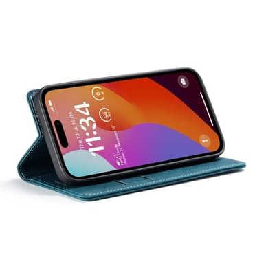 CASEME Lommebok-deksel iPhone 16 Pro Max - Blå