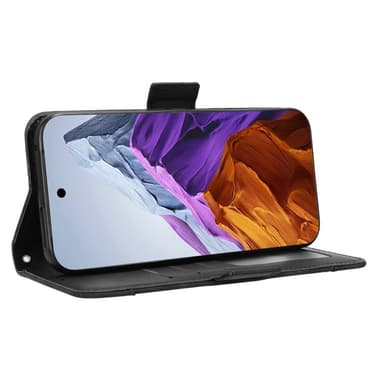 Til Pixel 9 Pro XL Lommebok-deksel - Svart