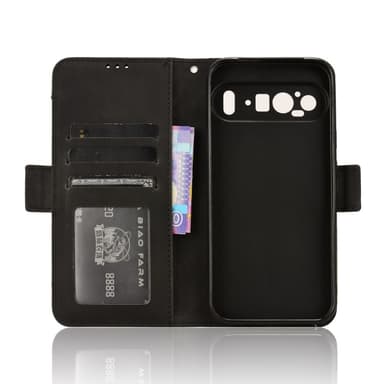Til Pixel 9 Pro XL Lommebok-deksel - Svart