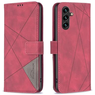 BINFEN Lommebok-deksel Samsung Galaxy A16 5G/A16 4G - Rød
