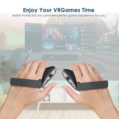1 par til Meta Quest 3S Controller Silikonetui Anti-Slip Anti-Slip Greppdeksel