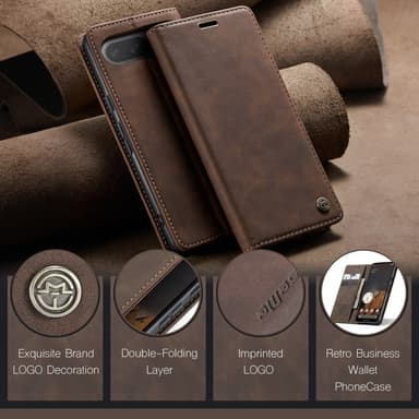 CASEME Til Google Pixel 9 Pro/Pixel 9 Veske Stativ Telefonveske