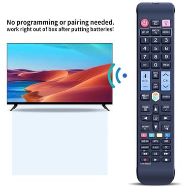 TV-fjernkontroll Erstatning for AA59-00652A Samsung TV