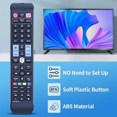 TV-fjernkontroll Erstatning for AA59-00652A Samsung TV