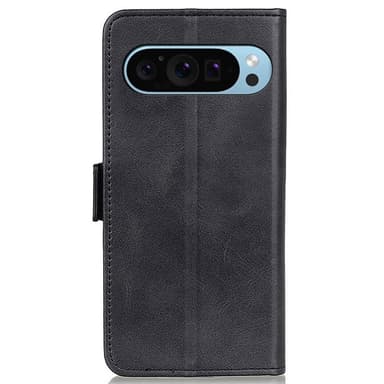 Til Google Pixel 9 Pro/Pixel 9 Telefonveske Stativveske - Svart
