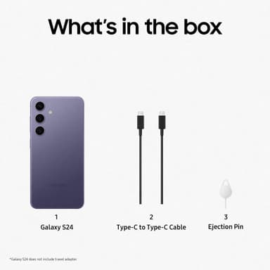 Samsung Galaxy S24 5G smarttelefon 8/128GB Cobalt Violet