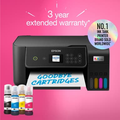 Epson EcoTank ET-2875 multifunksjonsskriver C11CJ66424 (sort)