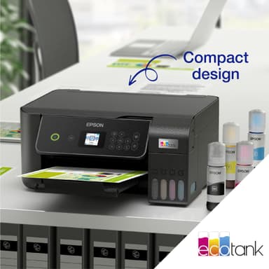 Epson EcoTank ET-2875 multifunksjonsskriver C11CJ66424 (sort)