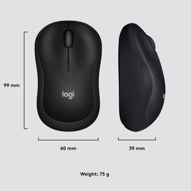 Logitech M220 Silent trådløs mus (sort)