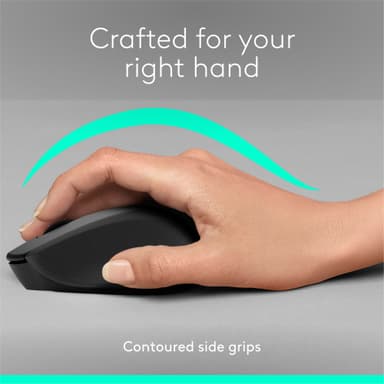 Logitech M330 Silent Plus trådløs mus (sort)