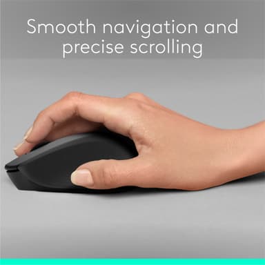 Logitech M330 Silent Plus trådløs mus (sort)