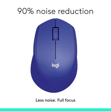 Logitech M330 Silent Plus trådløs mus (blå)