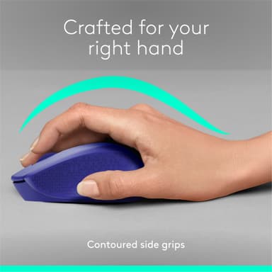 Logitech M330 Silent Plus trådløs mus (blå)