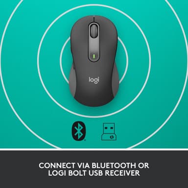 Logitech Signature M650 Large Wireless Mouse (grafitt)