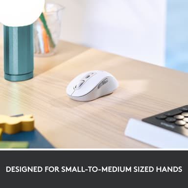 Logitech Signature M650 Wireless Mouse (hvit)