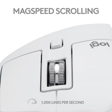 Logitech MX Master 3S for Mac trådløs mus (grå)