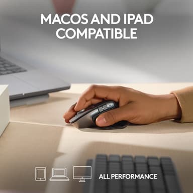 Logitech MX Master 3S for Mac trådløs mus (space grey)