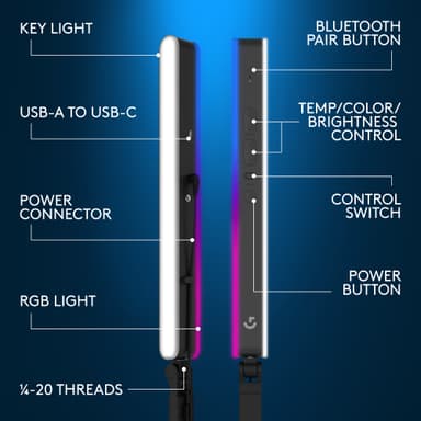 Logitech G Litra Beam LX videolys (grafitt)