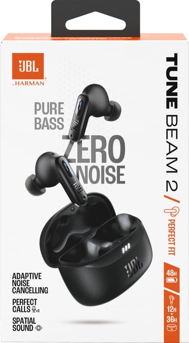 JBL Tune Beam 2 helt trådløse in-ear hodetelefoner (sort)