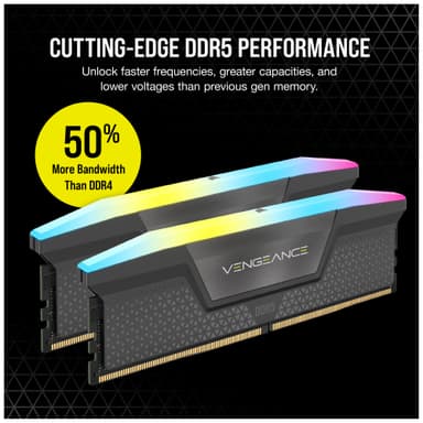 Corsair Vengeance RGB DDR5 RAM 32GB 6400Mt/s CL32