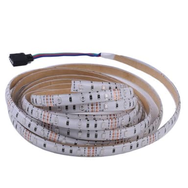 RGB LED loop USB med fjernkontroll - 5 meter vanntett