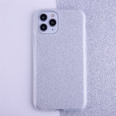 Glitrende etui til iPhone 16 Pro Max - Sølv