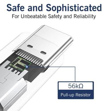 Micro USB til USB-C Adapter Sort
