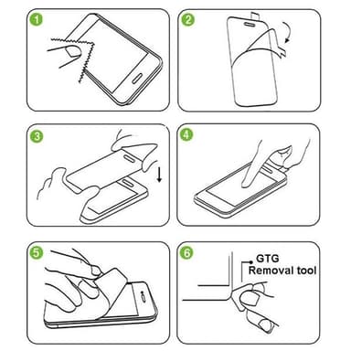 Skjermbeskyttelse av herdet glass iPhone 8 / 7 - 2PACK