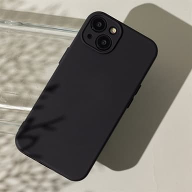 Silikonveske til iPhone 16 Pro Max - Svart