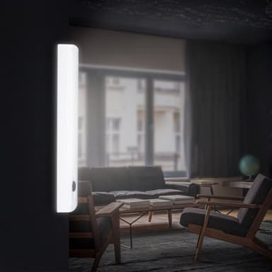 LED-vegglampe / garderobelys - Selvklebende